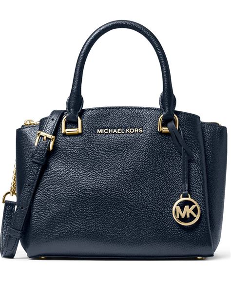 michael michael kors maxine small leather messenger bag|Michael Kors large Messenger bag.